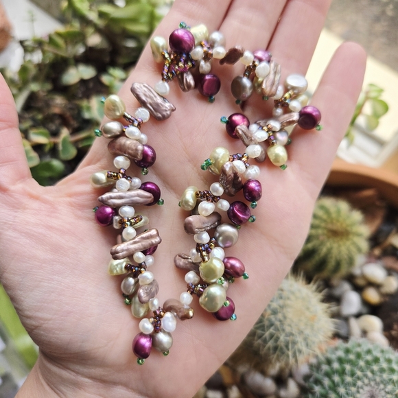 Freshwater & Baroque Pearl Multicolor Beaded Pearl Bracelet